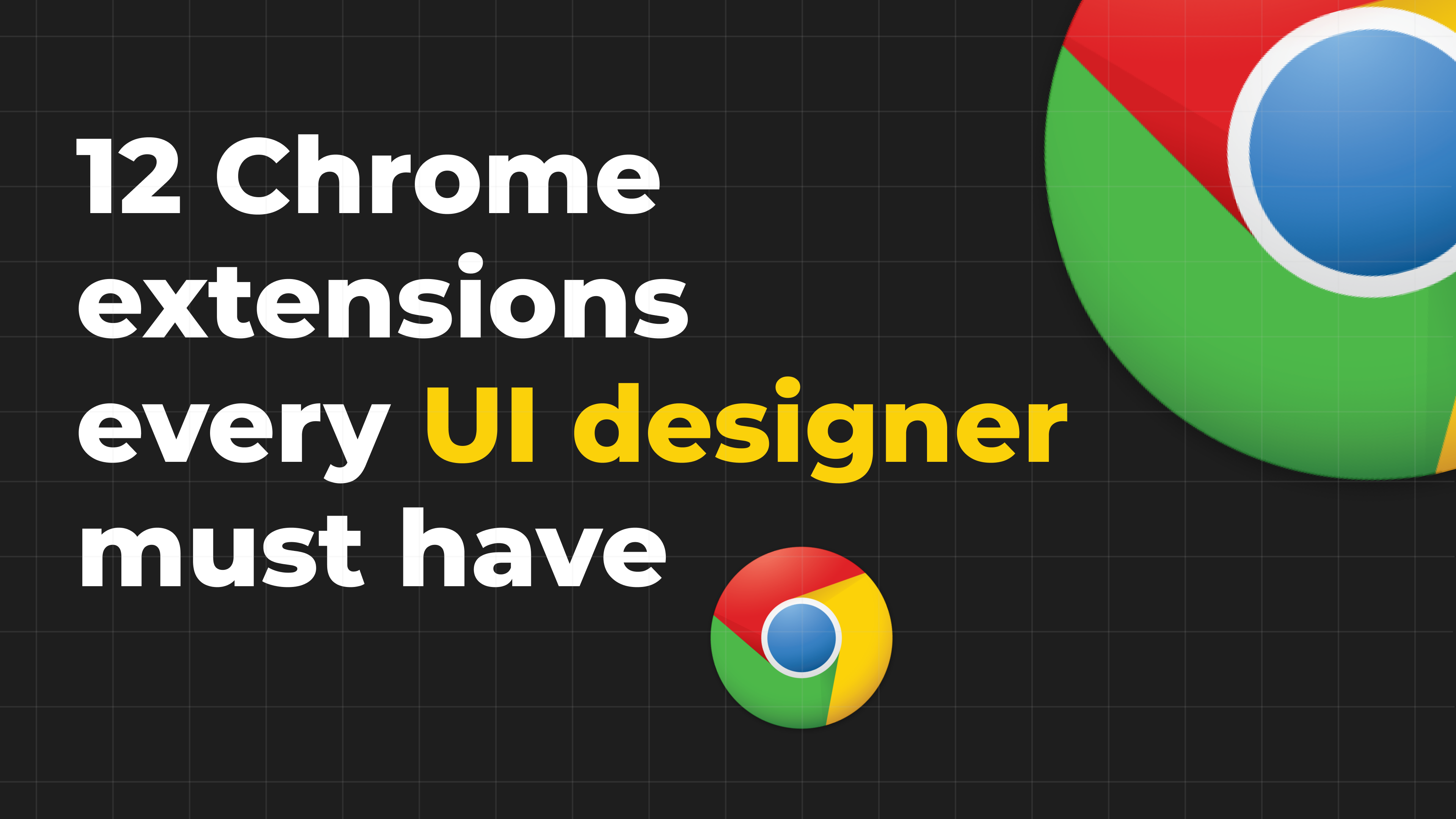 12 chrome extensions